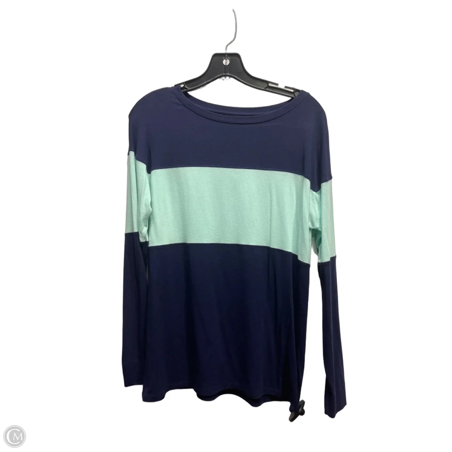 Top Long Sleeve Designer By Lilly Pulitzer In Blue & Green, Size: Xxs
