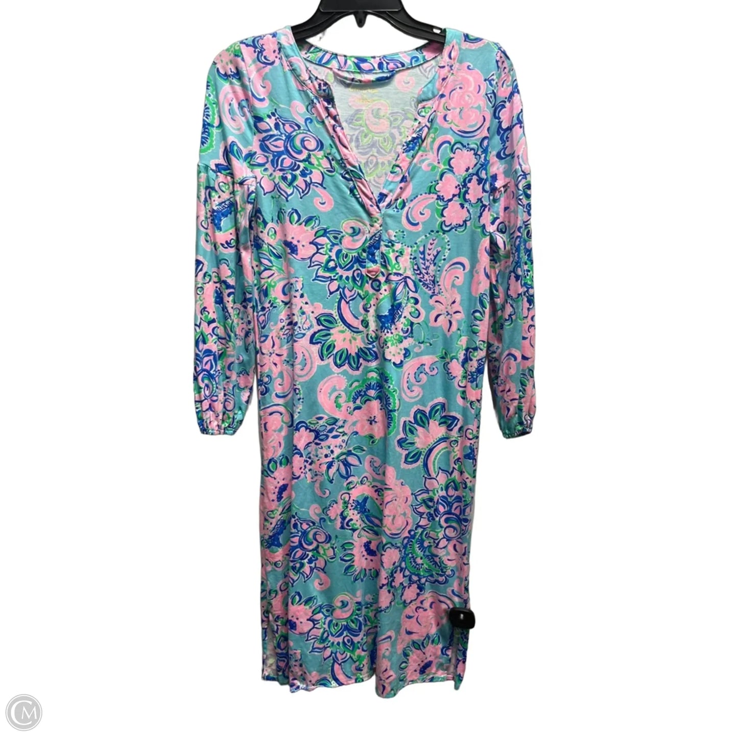 Dress Designer By Lilly Pulitzer In Blue & Pink, Size: Xs