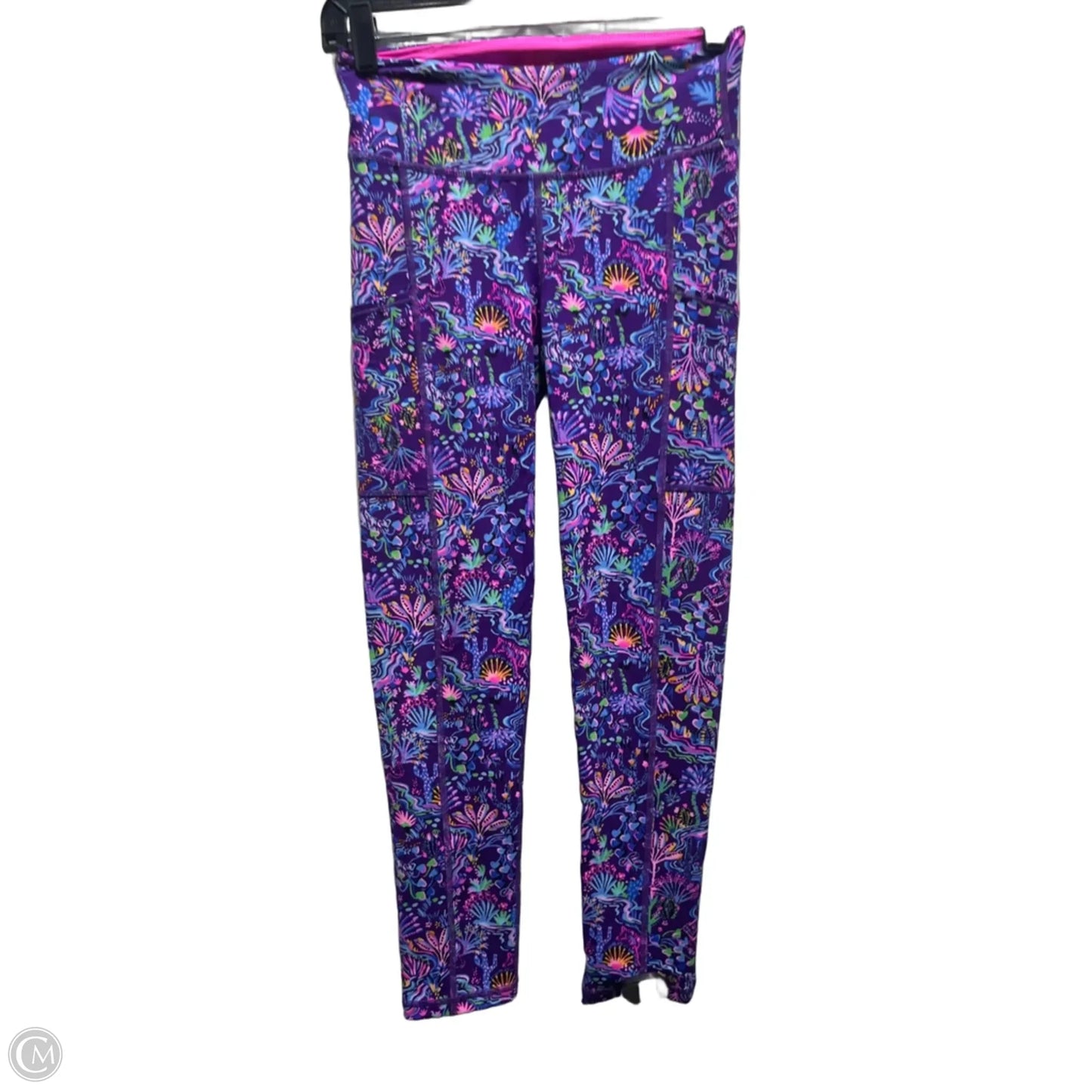 Pants Designer By Lilly Pulitzer In Pink & Purple, Size: Xs