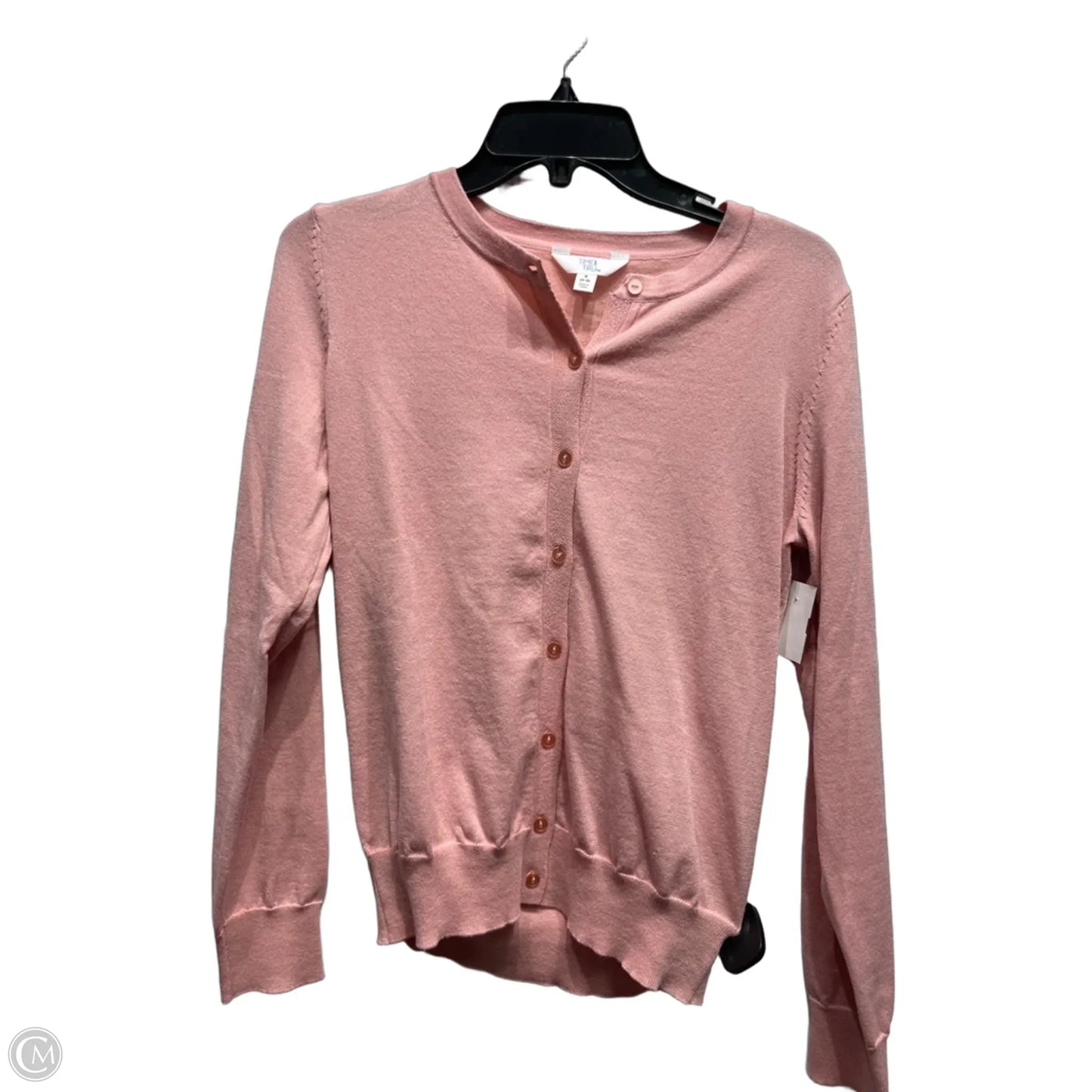 Cardigan By Time And Tru In Pink, Size: S