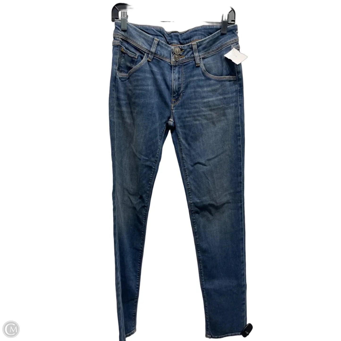 Jeans Skinny By Hudson In Blue Denim, Size: 4
