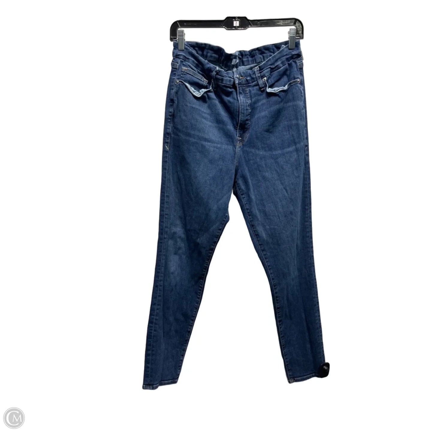 Jeans Skinny By Good American In Blue Denim, Size: 18