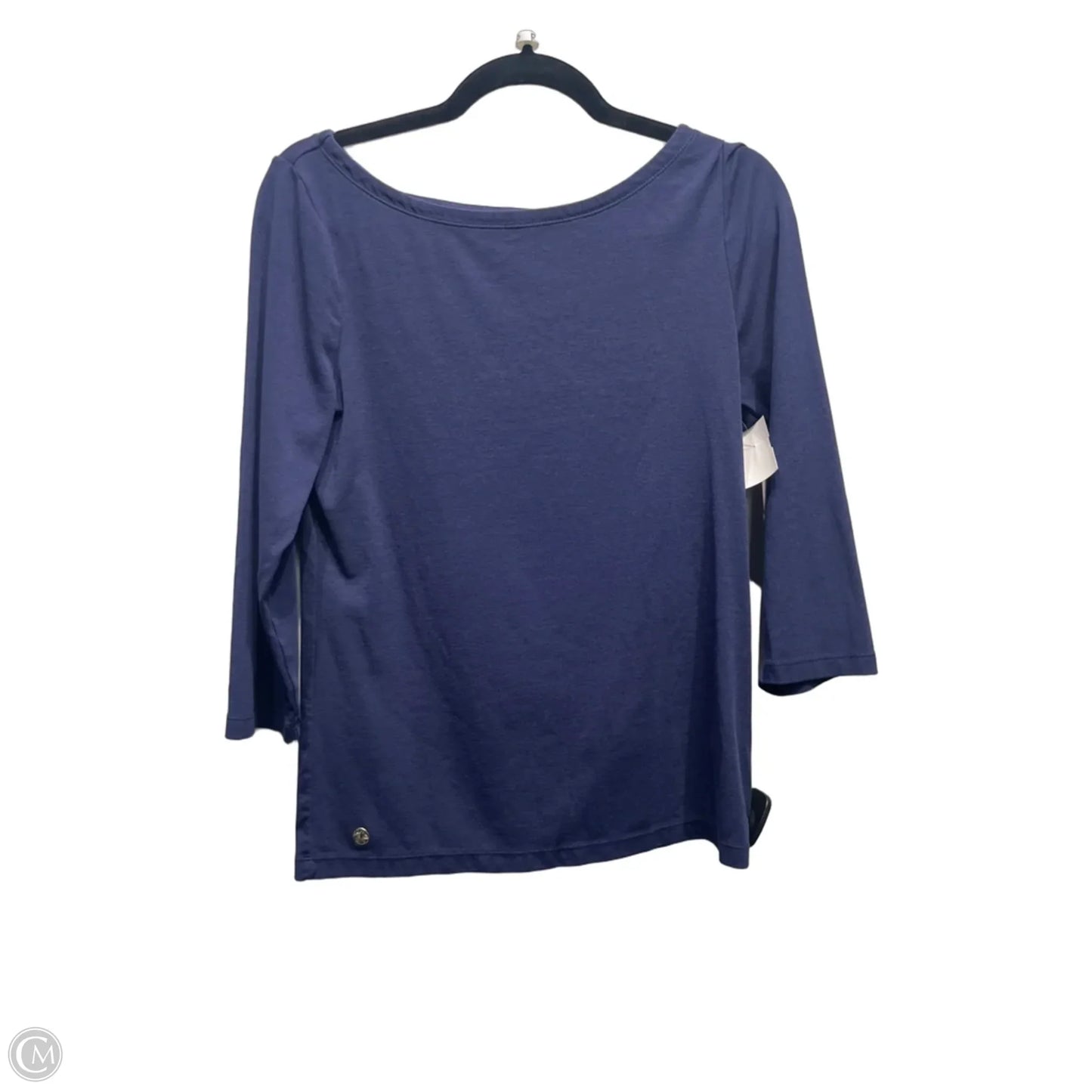 Top Long Sleeve Designer By Lilly Pulitzer In Navy, Size: L