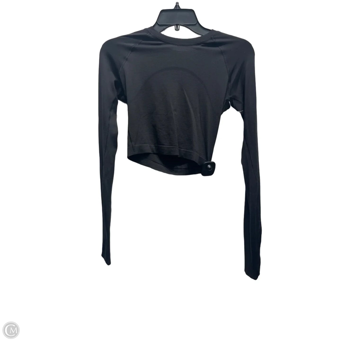 Athletic Top Long Sleeve Crewneck By Lululemon In Black, Size: S