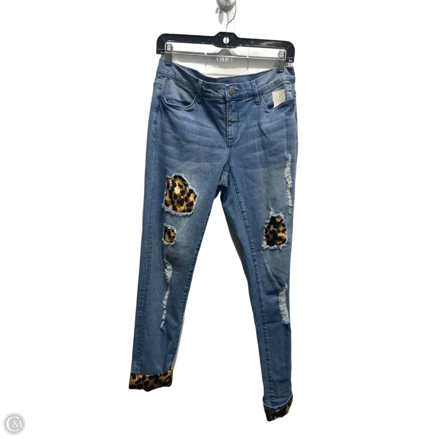 Jeans Straight By Venus In Blue Denim, Size: 2