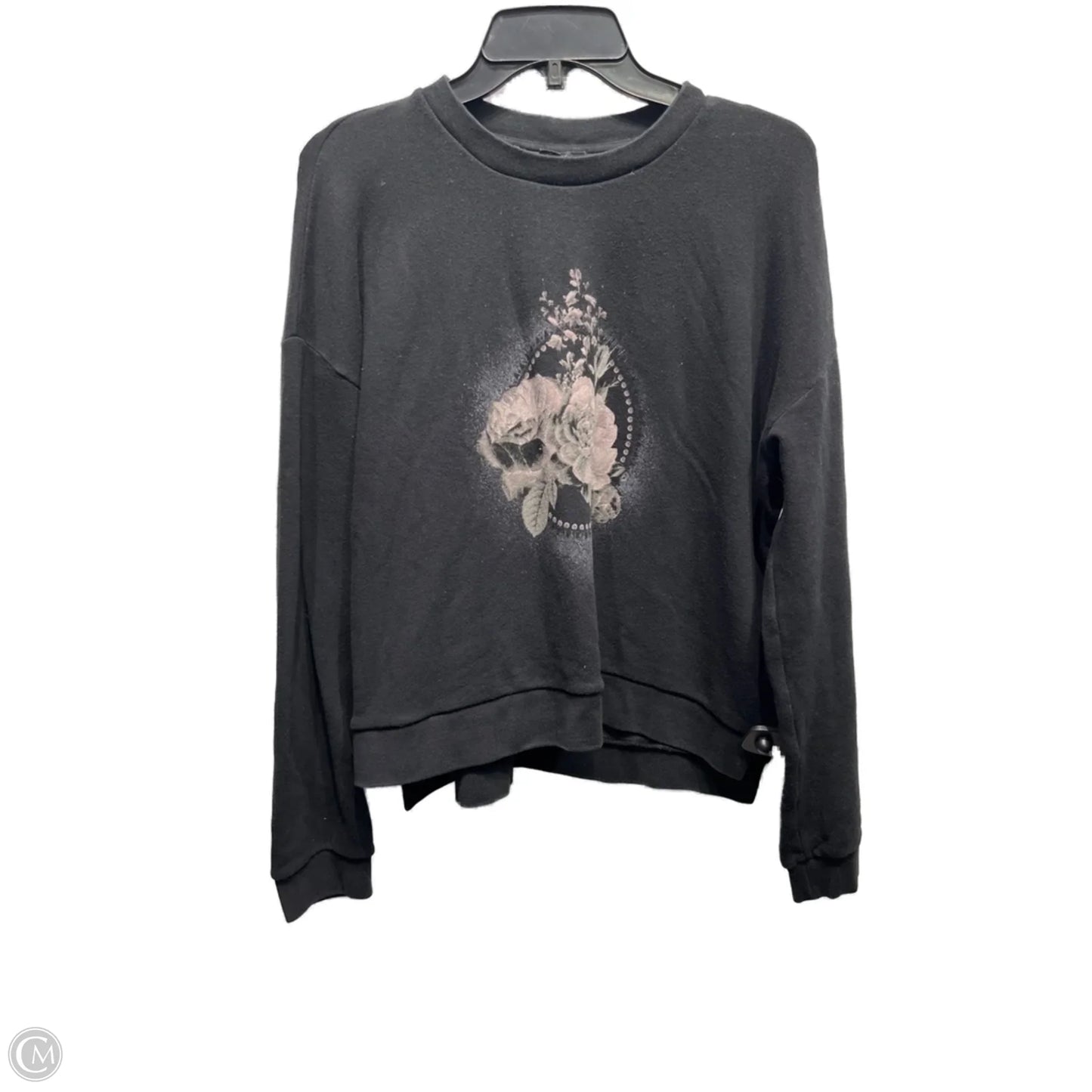 Sweatshirt Designer By All Saints In Black & Pink, Size: Xs