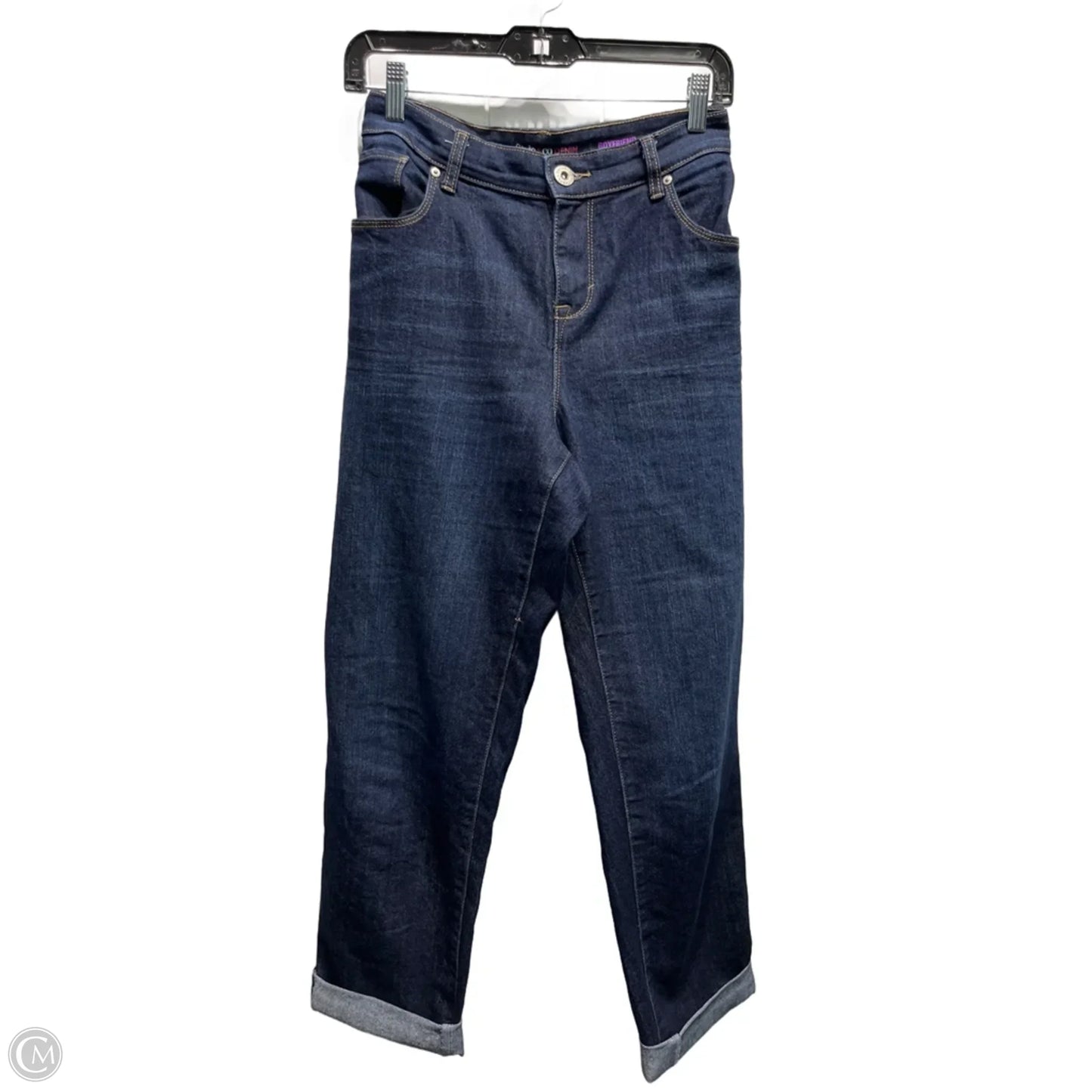 Jeans Boyfriend By Style And Company In Blue Denim, Size: 14