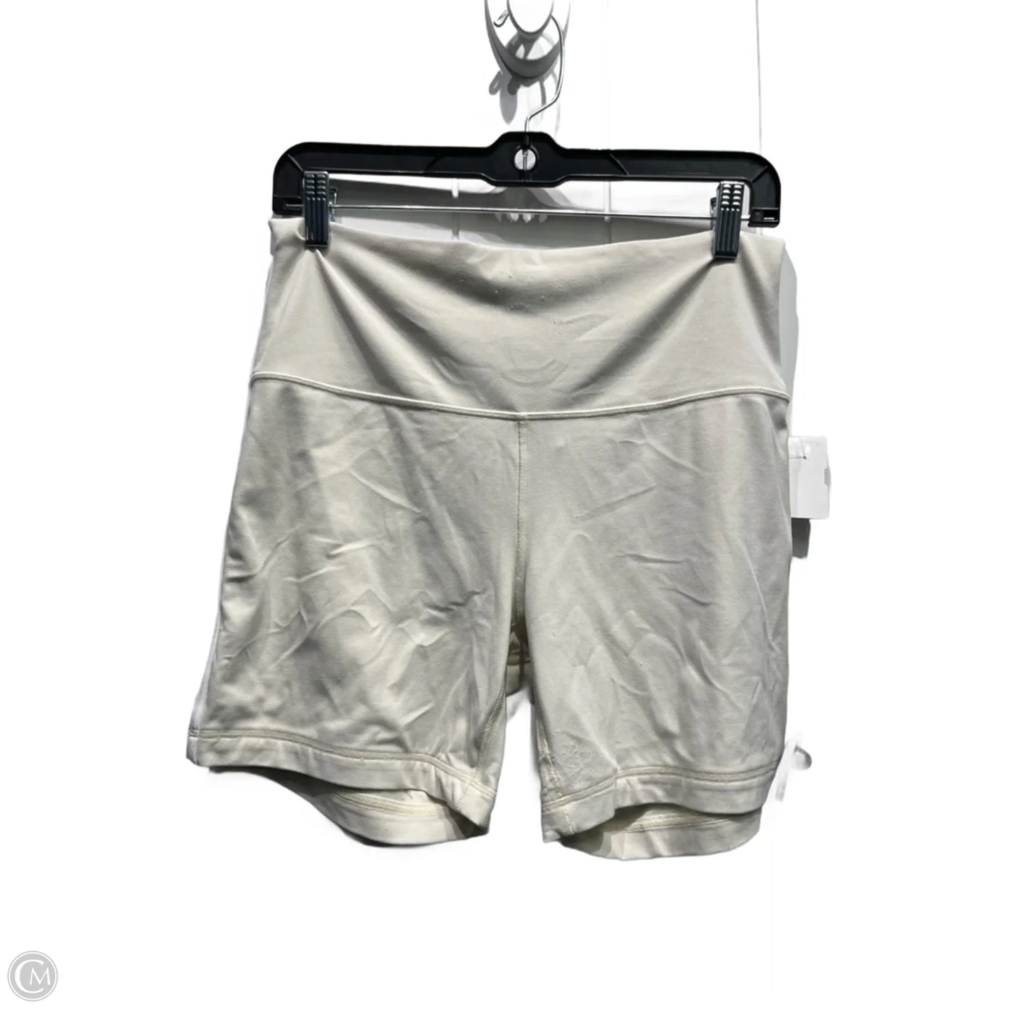 Athletic Shorts By Lululemon In Cream, Size: 12