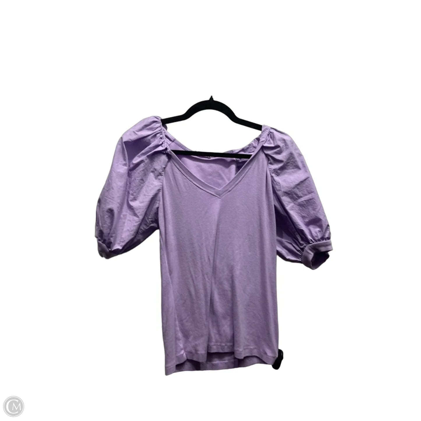 Top Short Sleeve By A Loves A In Purple, Size: S