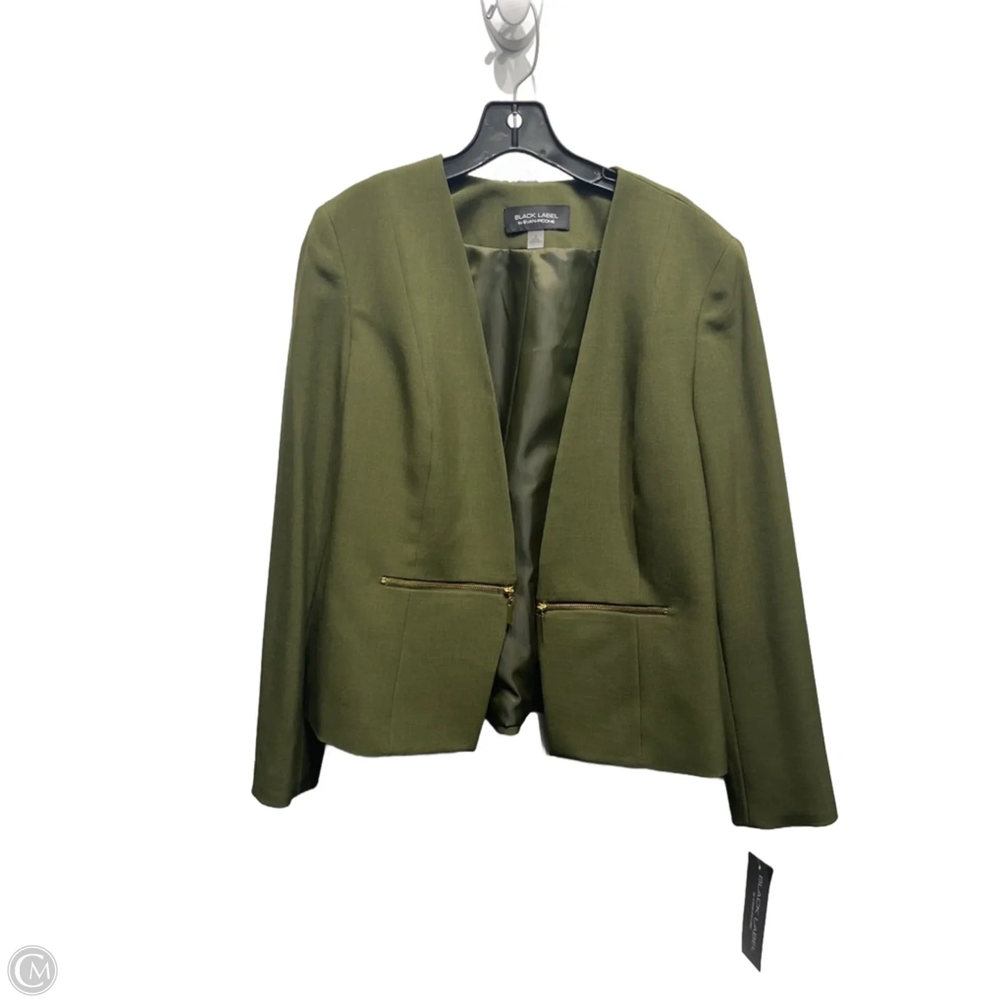 Blazer By Black Label In Green, Size: 6