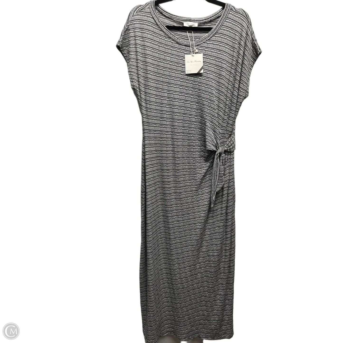 Dress Casual Midi By See You Monday In Black & White, Size: L