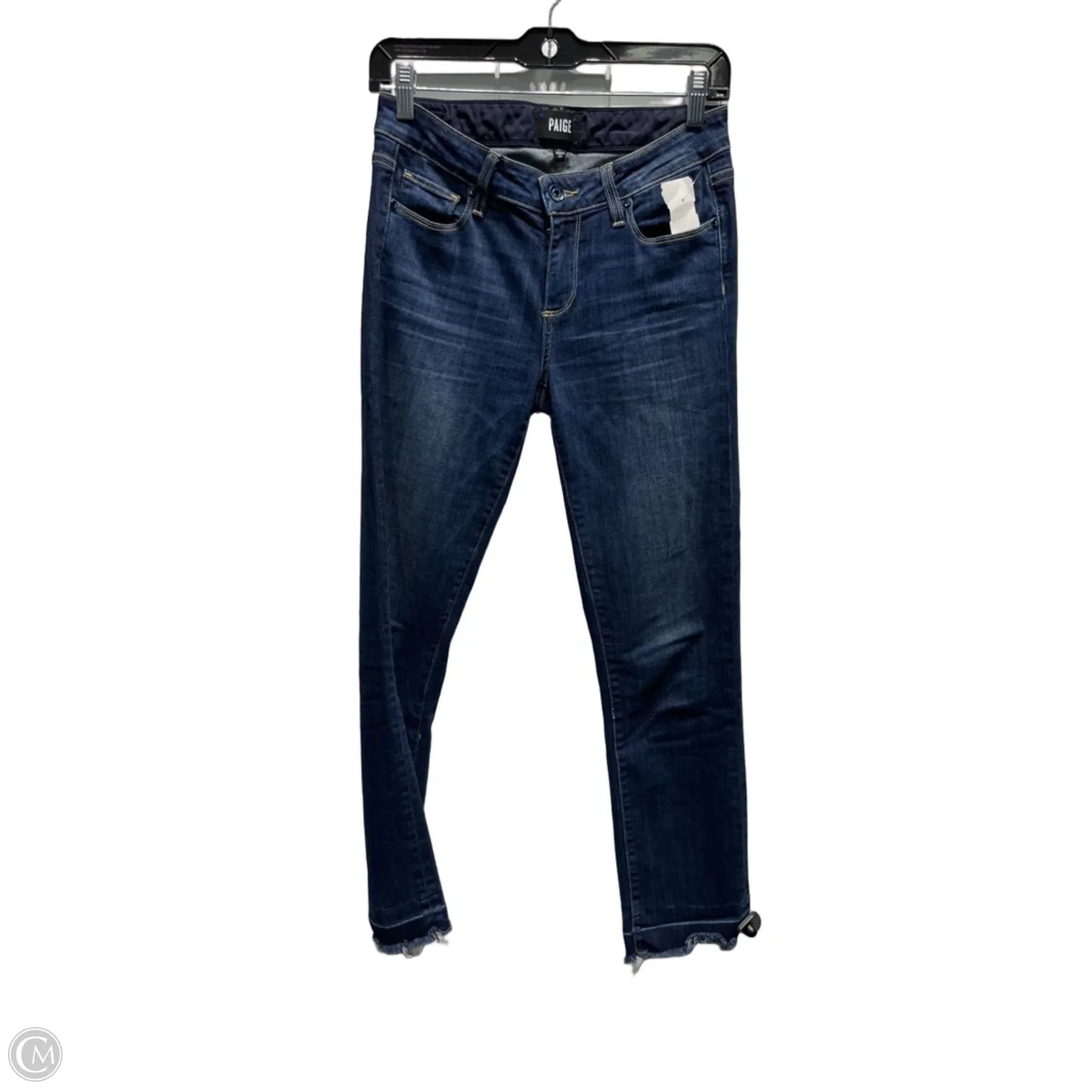 Jeans Skinny By Paige In Blue Denim, Size: 4
