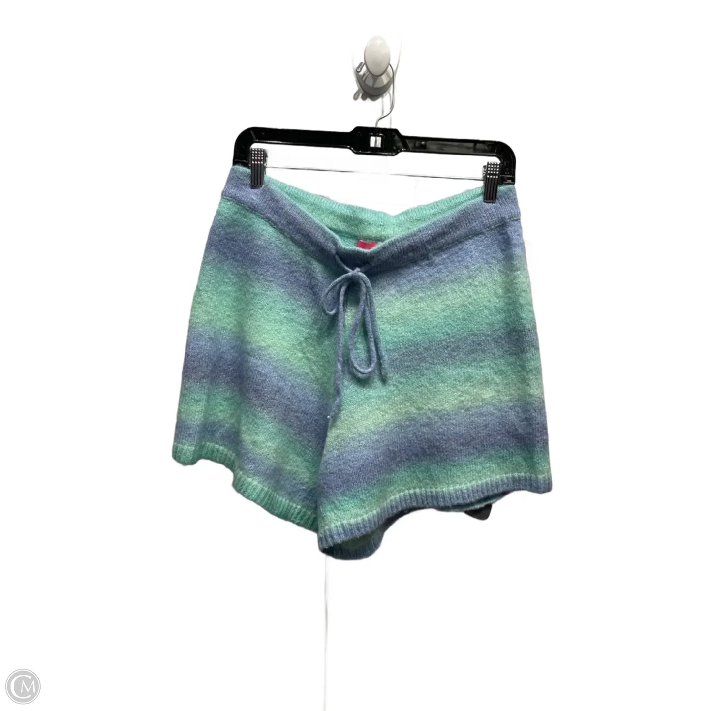 Shorts Designer By Lilly Pulitzer In Blue & Green, Size: L