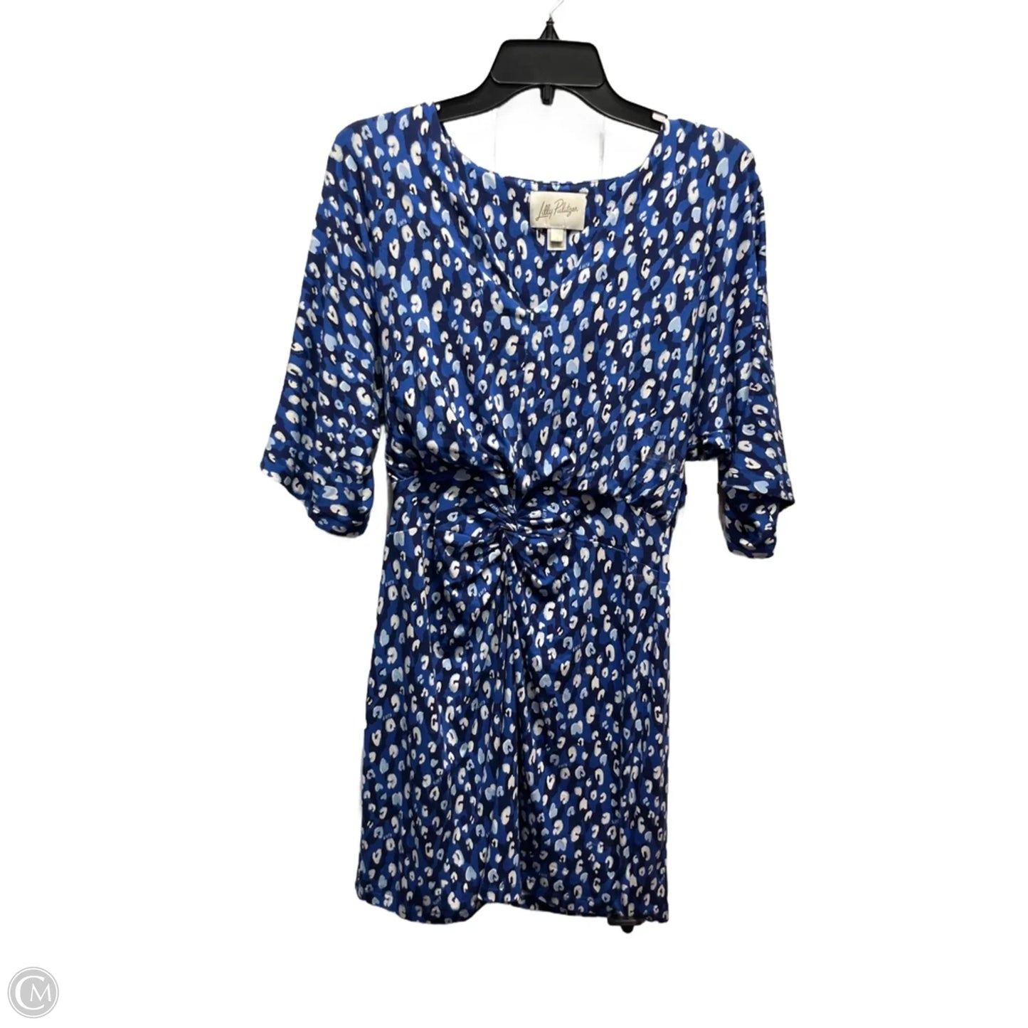 Dress Designer By Lilly Pulitzer In Blue & White, Size: 6