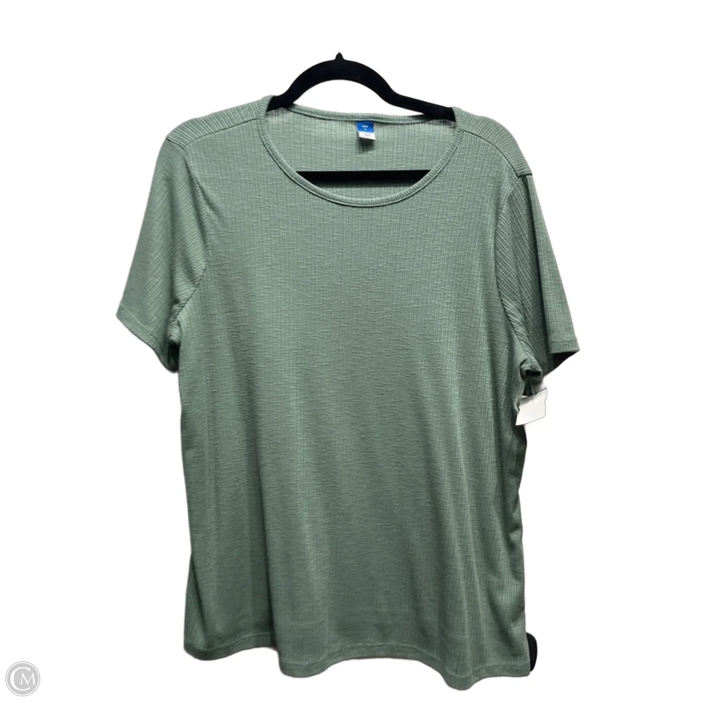 Top Short Sleeve Basic By Old Navy In Green, Size: L