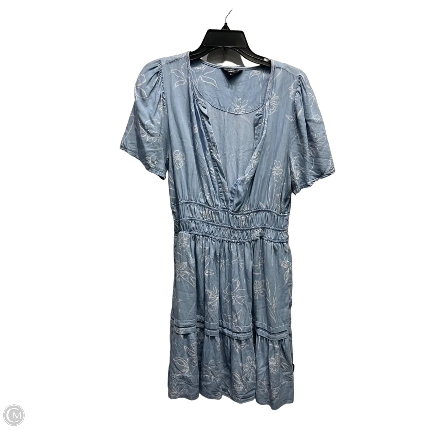 Dress Casual Short By Velvet Heart In Blue & White, Size: M