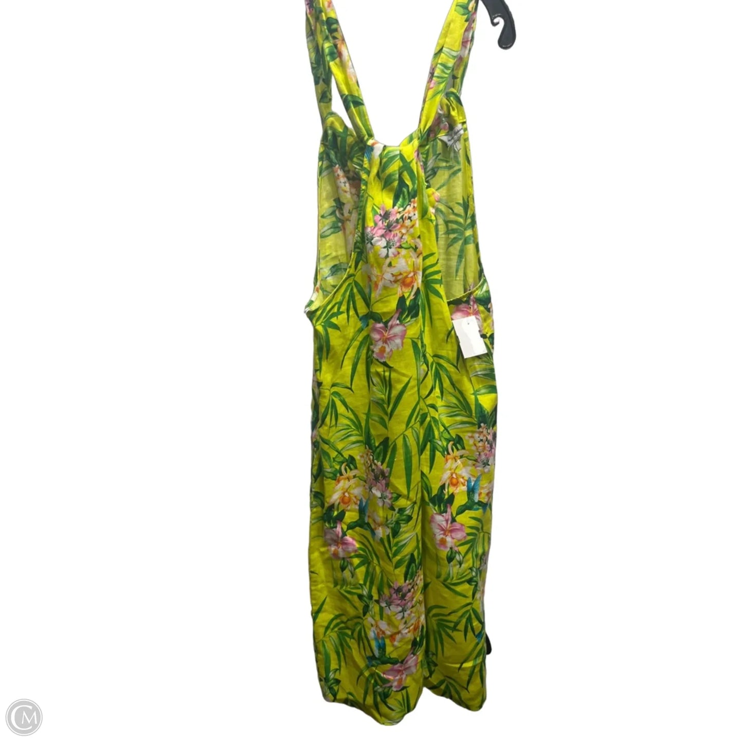 Dress Casual Short By Tommy Bahama In Green & Yellow, Size: L