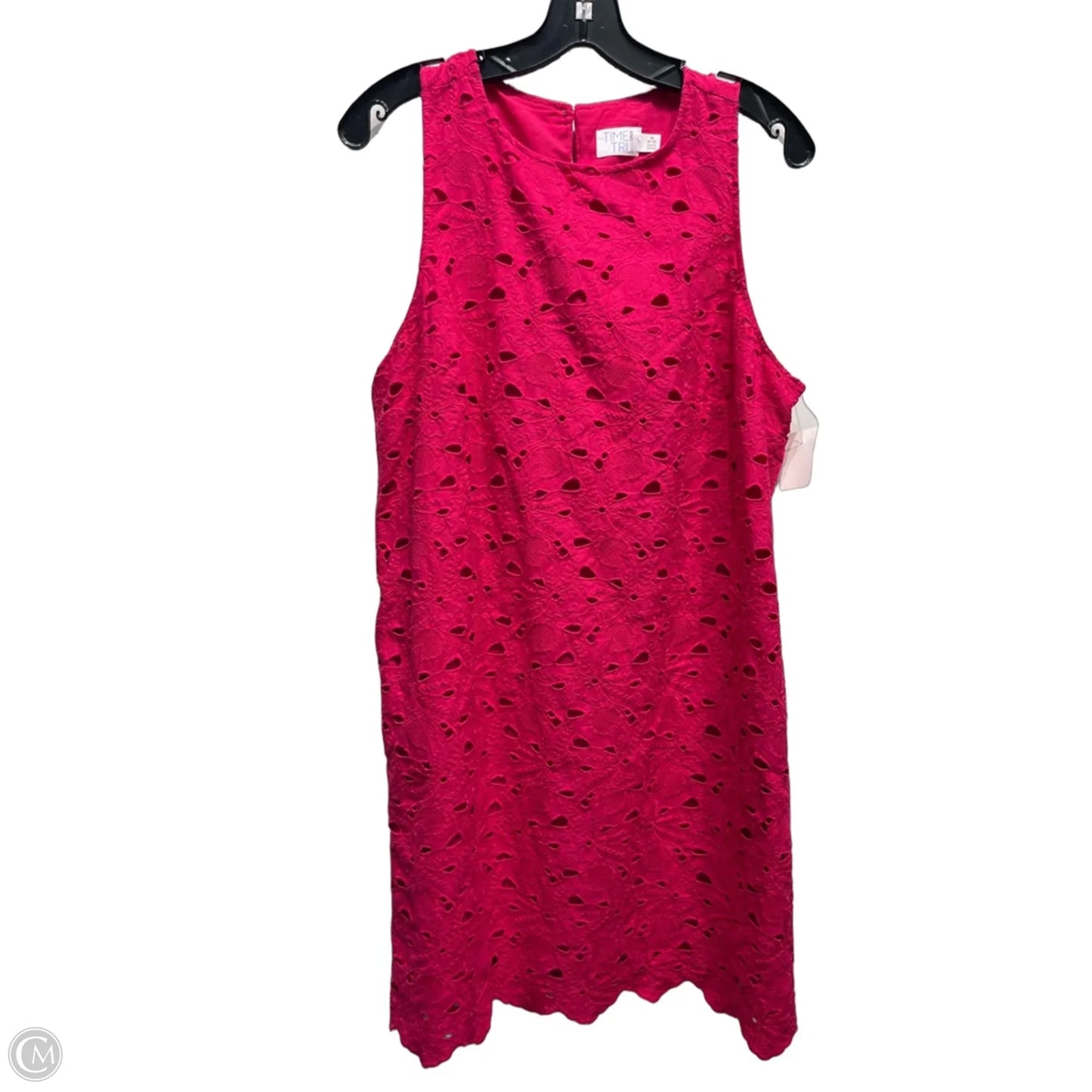 Dress Casual Short By Time And Tru In Pink, Size: M