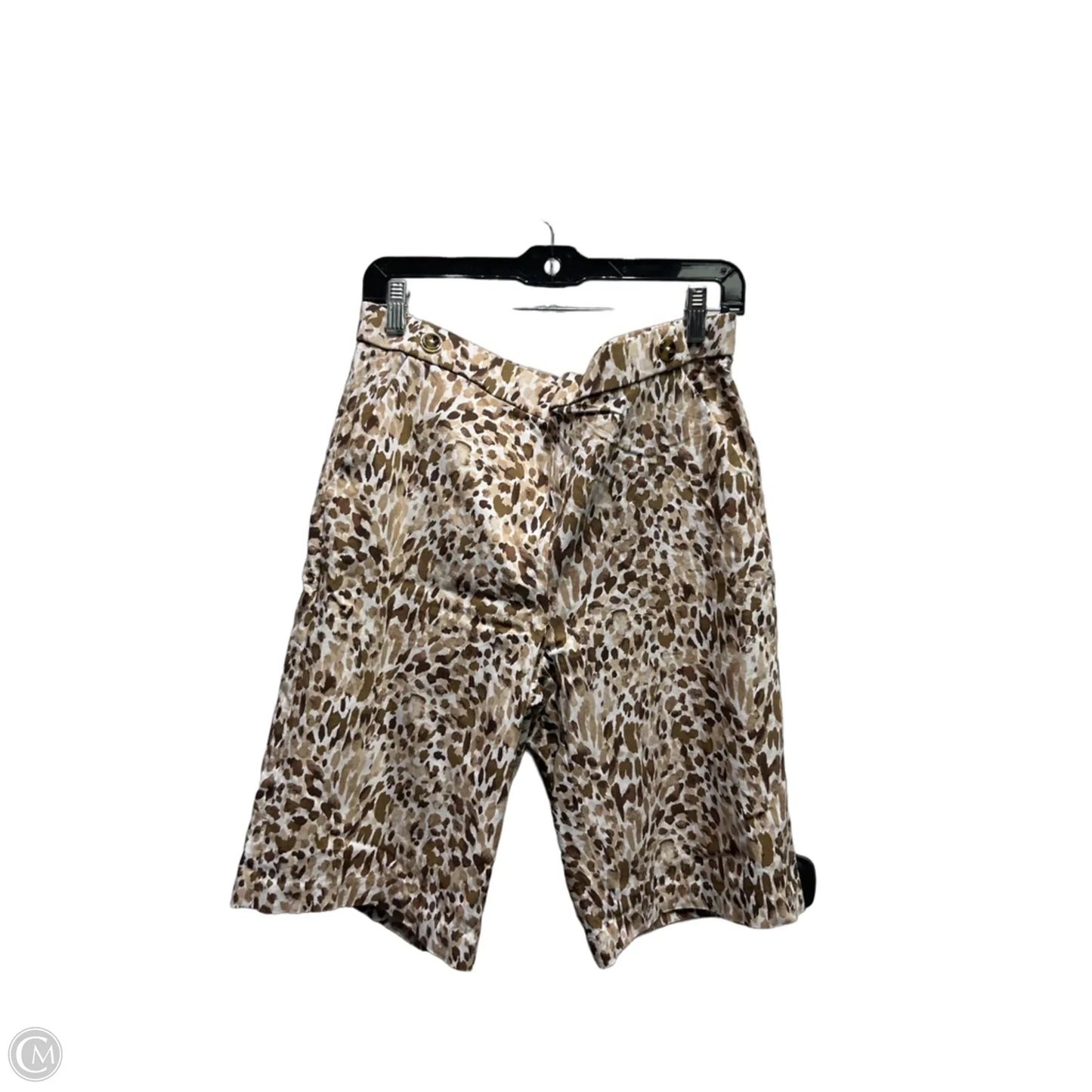 Shorts By Counterparts In Brown & Cream, Size: 14