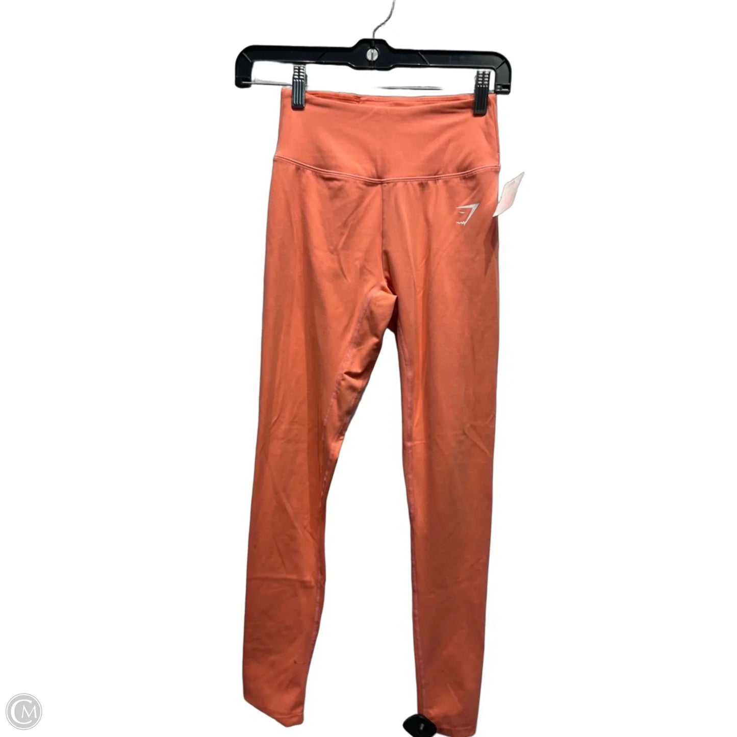 Athletic Leggings By Gym Shark In Orange, Size: Xs