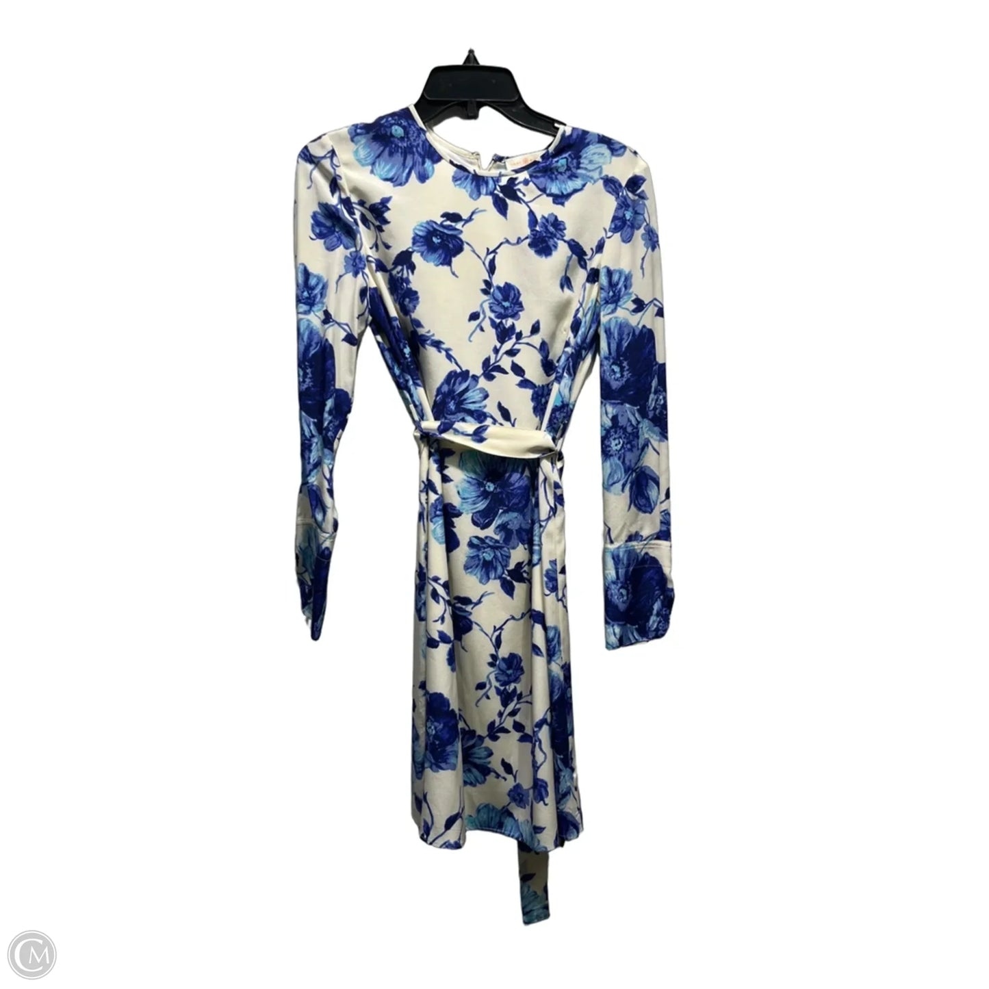 Dress Designer By Tory Burch In Blue & White, Size: 2