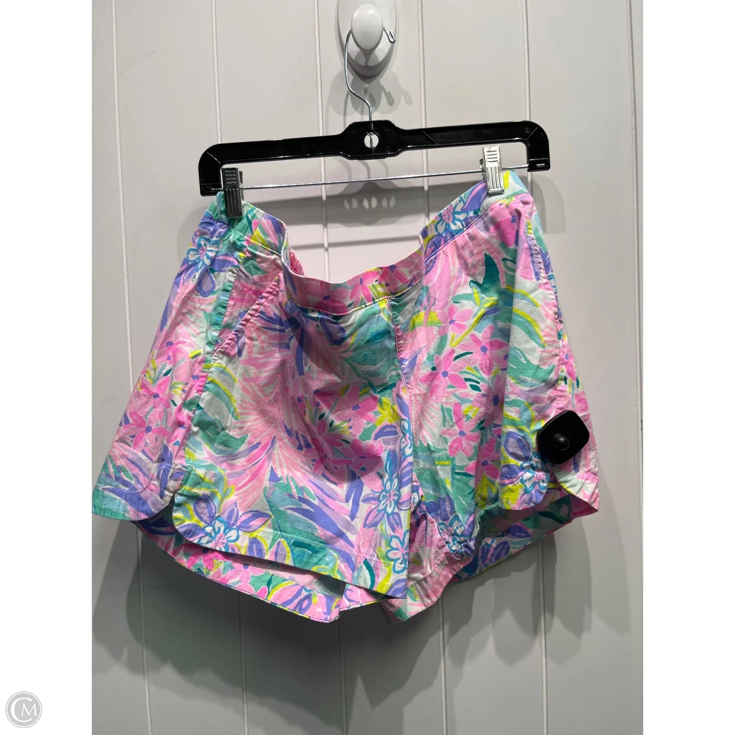 Shorts Designer By Lilly Pulitzer In Blue & Pink, Size: Xl