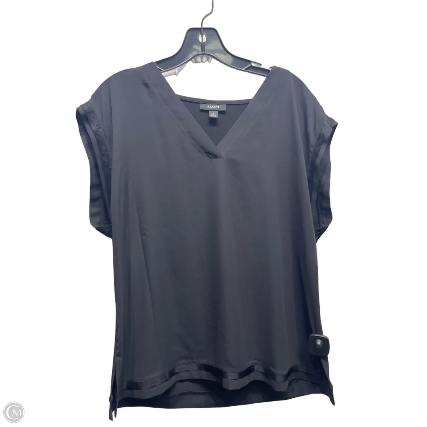 Top Sleeveless By Alfani In Black, Size: L