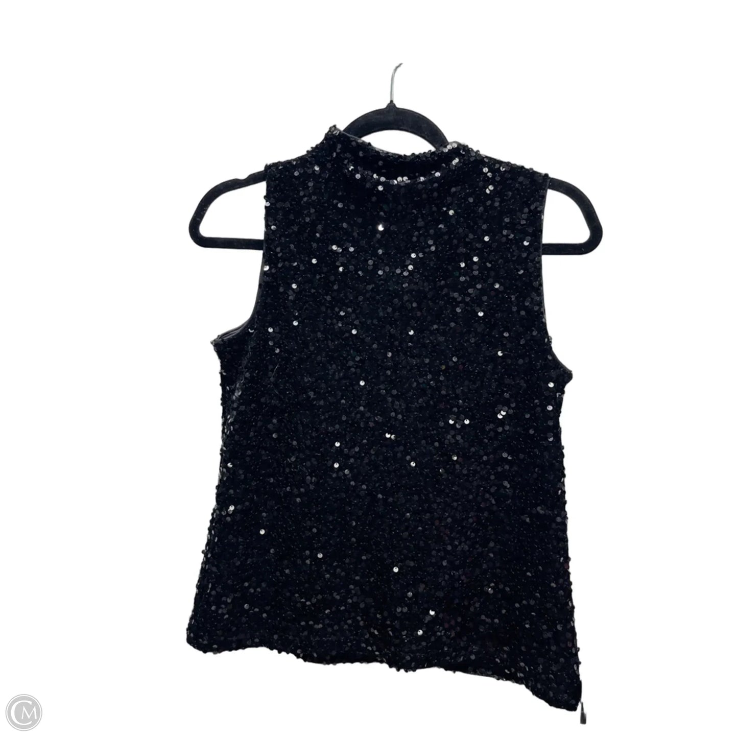Top Sleeveless By Ann Taylor In Black, Size: Xsp