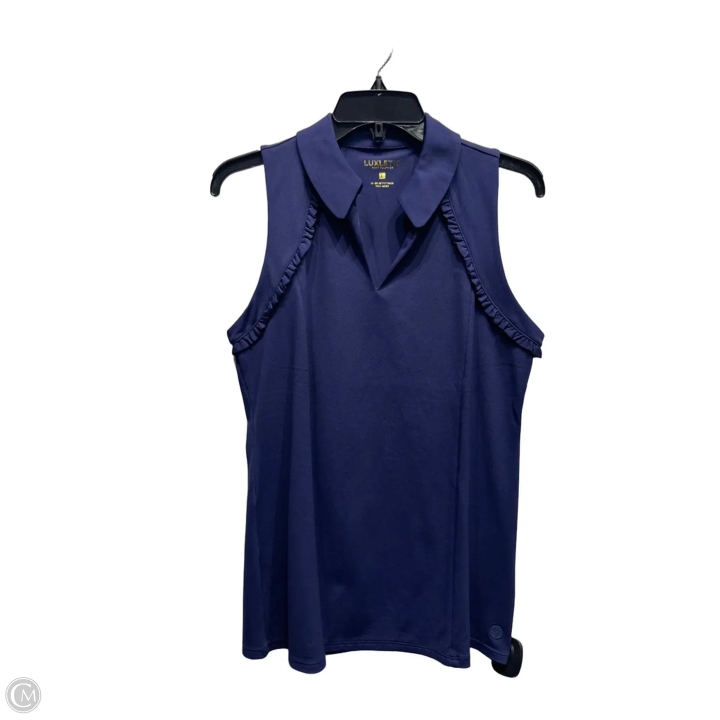 Top Sleeveless Designer By Lilly Pulitzer In Blue, Size: L