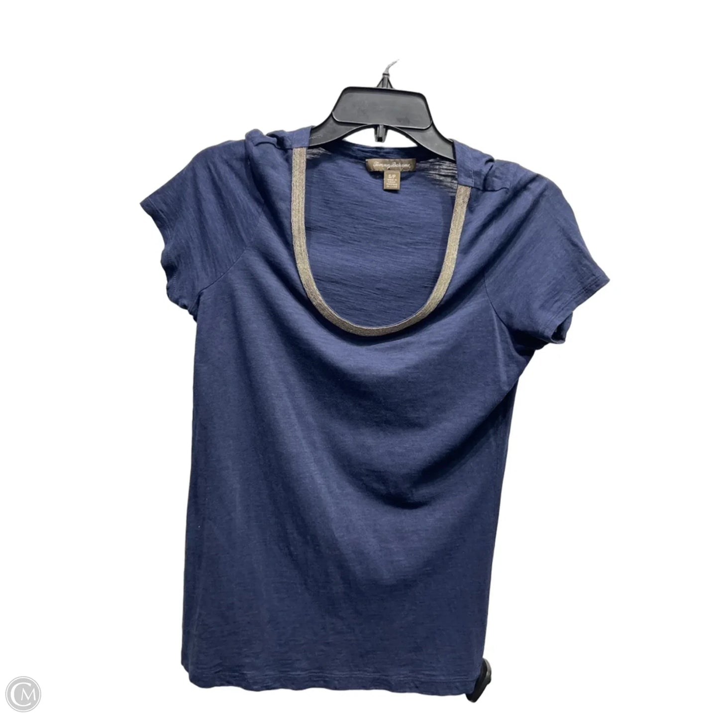 Top Short Sleeve By Tommy Bahama In Navy, Size: S