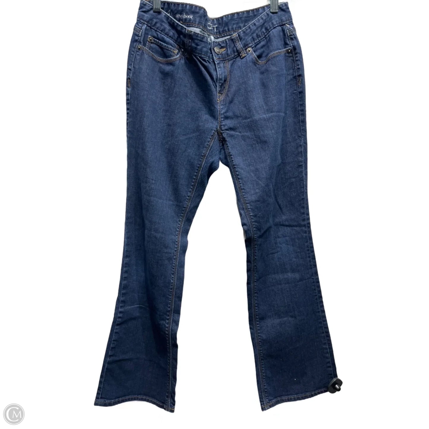 Jeans Boot Cut By Loft In Blue Denim, Size: 4p