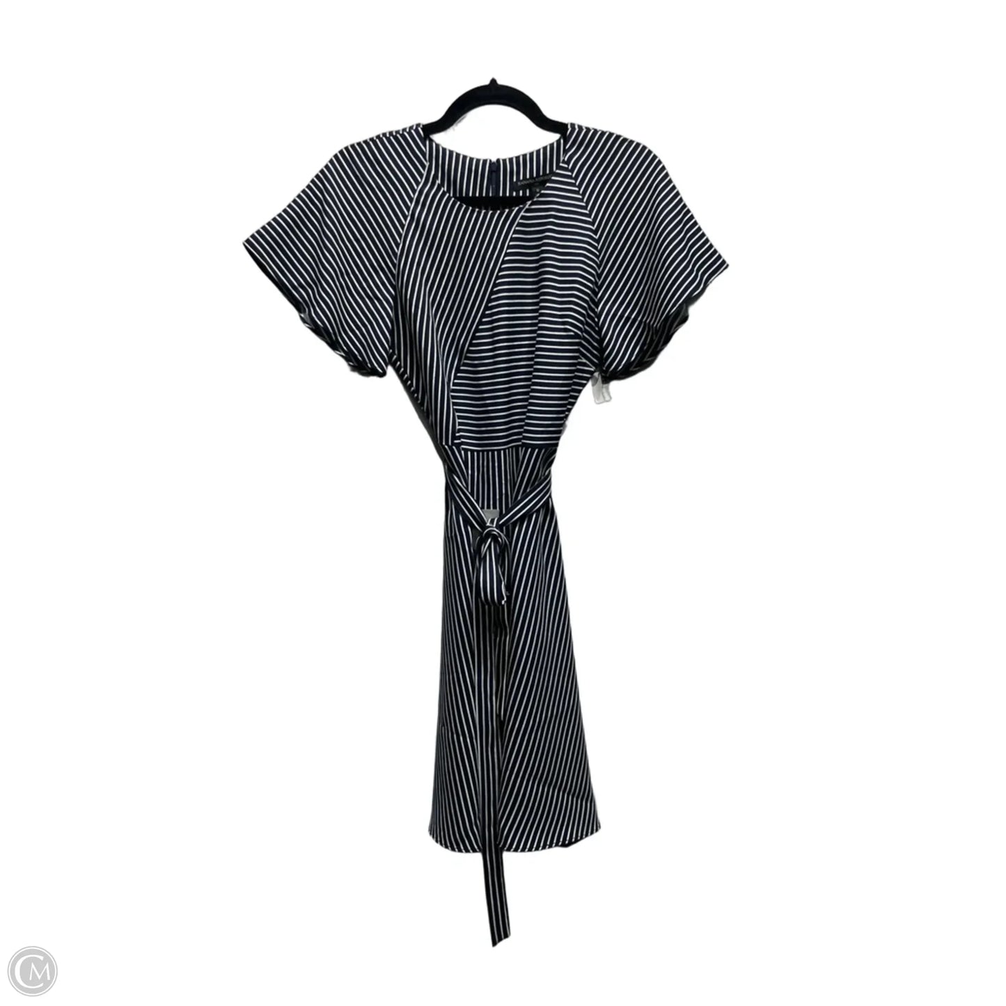 Dress Casual Short By Banana Republic In Blue & White, Size: 0