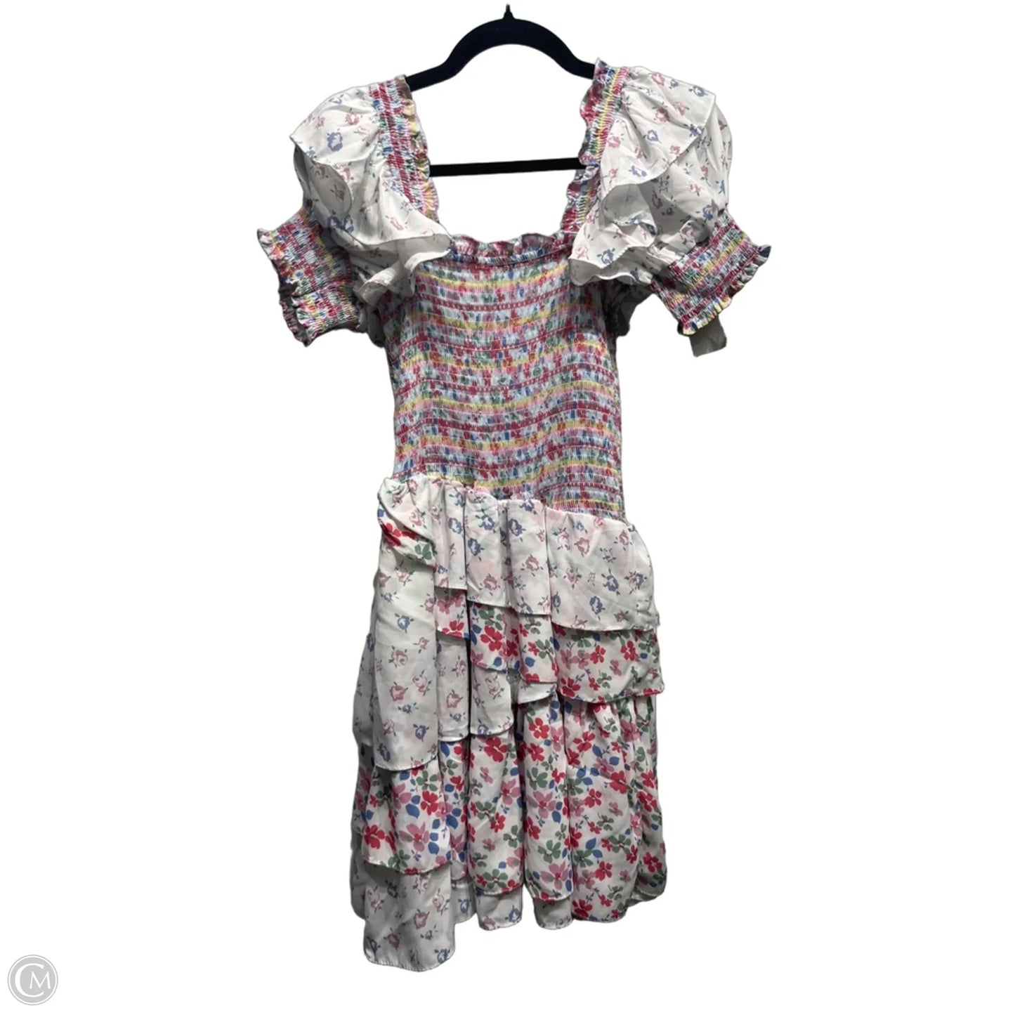 Dress Party Short By TO MY LOVERS In Pink & White, Size: S