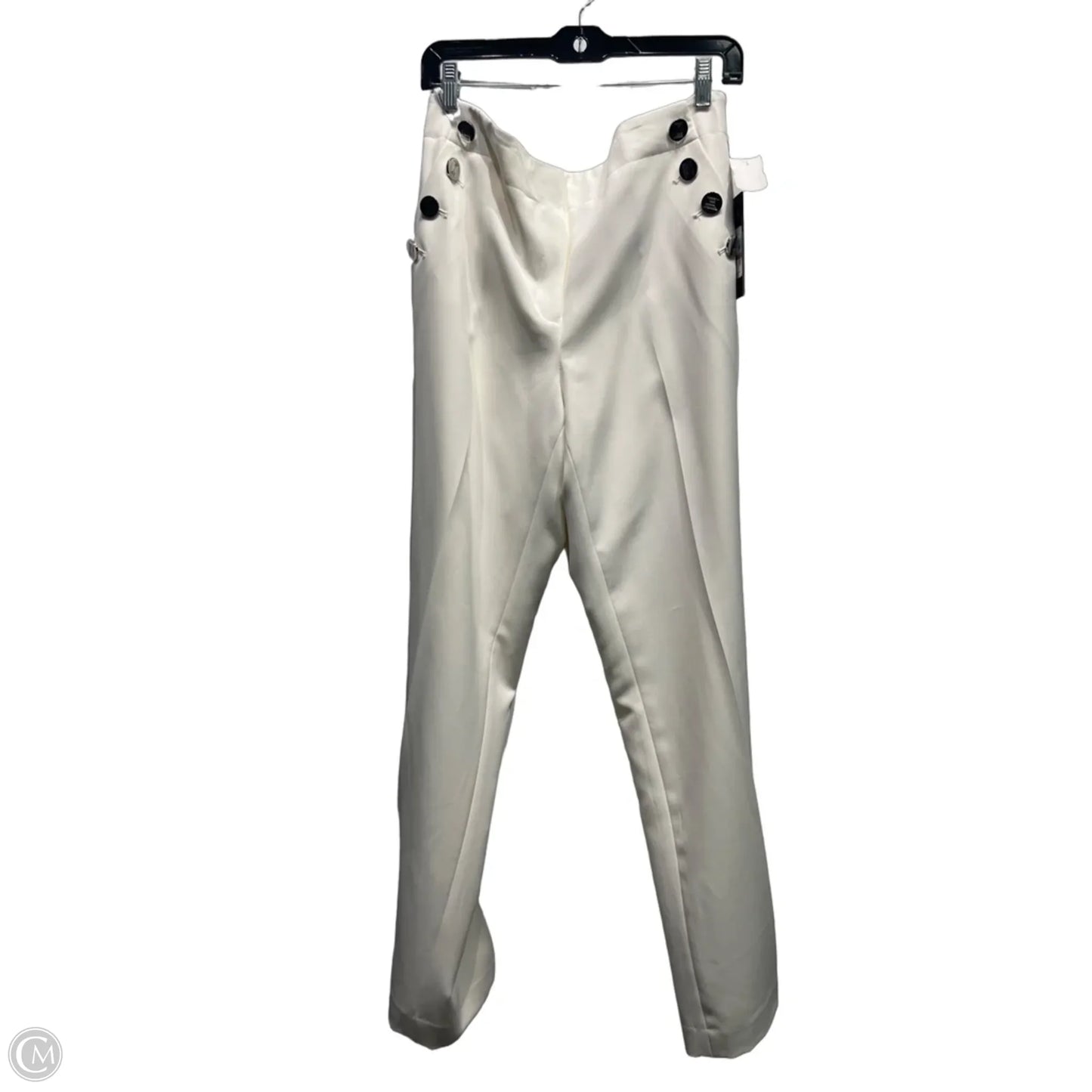 Pants Designer By Karl Lagerfeld In White, Size: 12