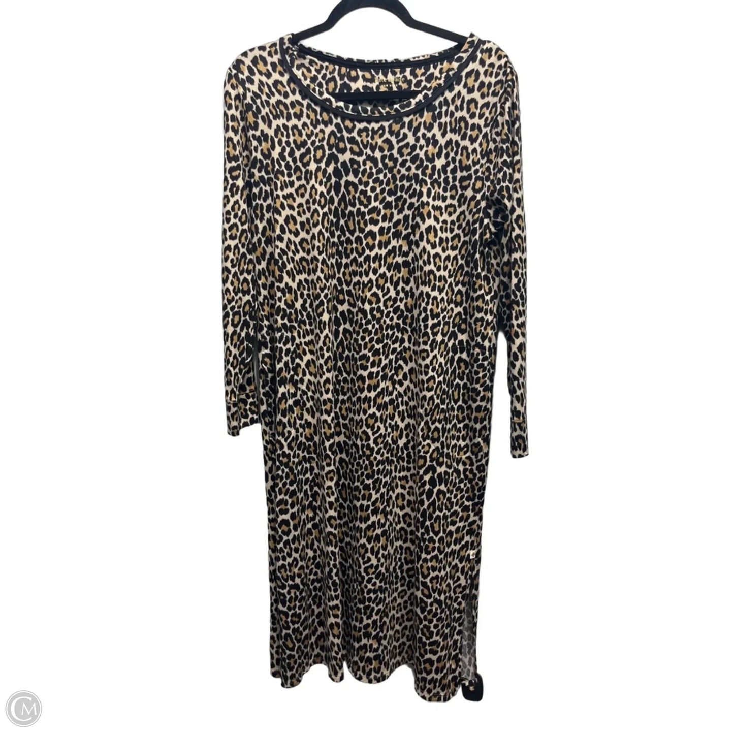 Dress Designer By Kate Spade In Black & Brown, Size: L