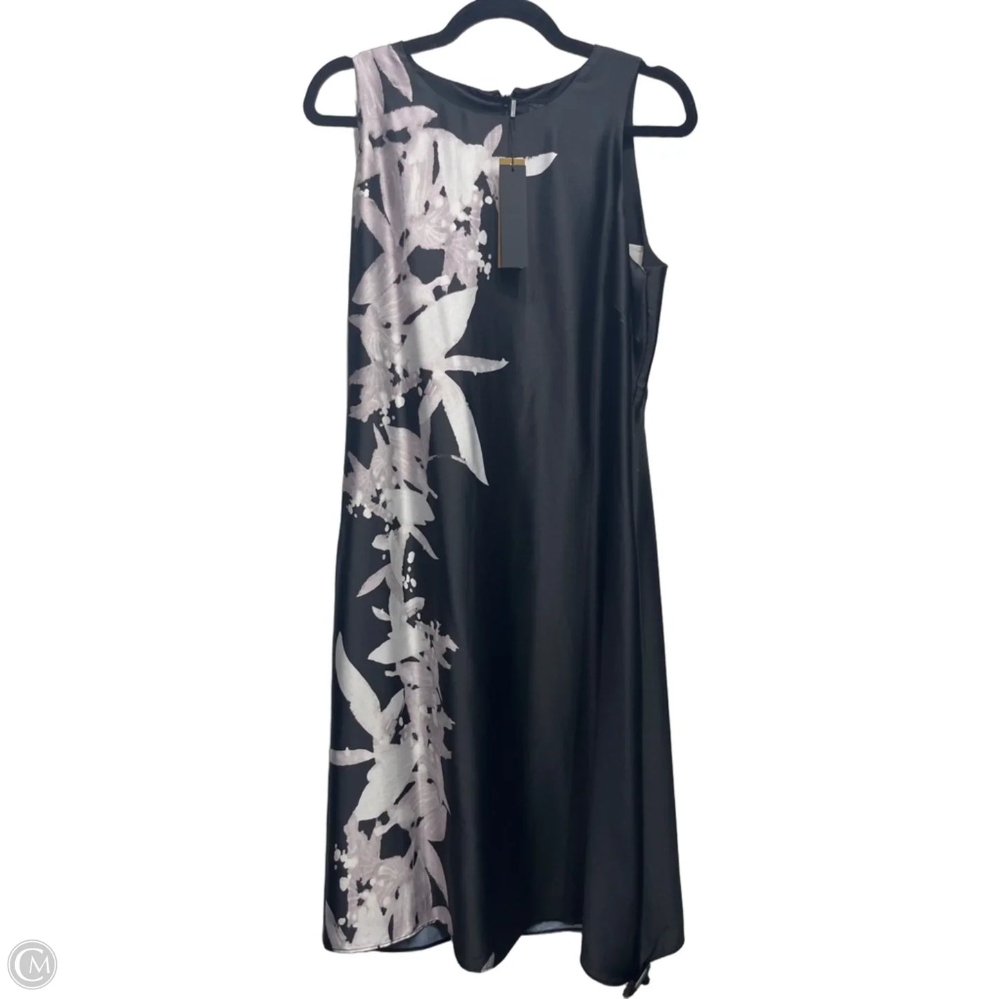 Dress Casual Midi By Donna Karan In Black & White, Size: 8