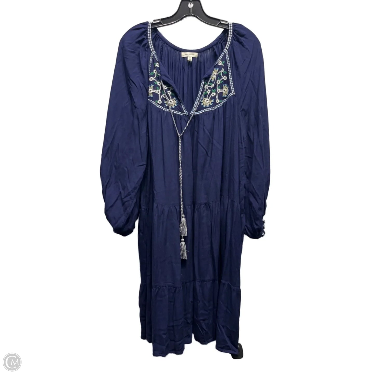 Dress Casual Short By Max Studio In Navy, Size: Xl