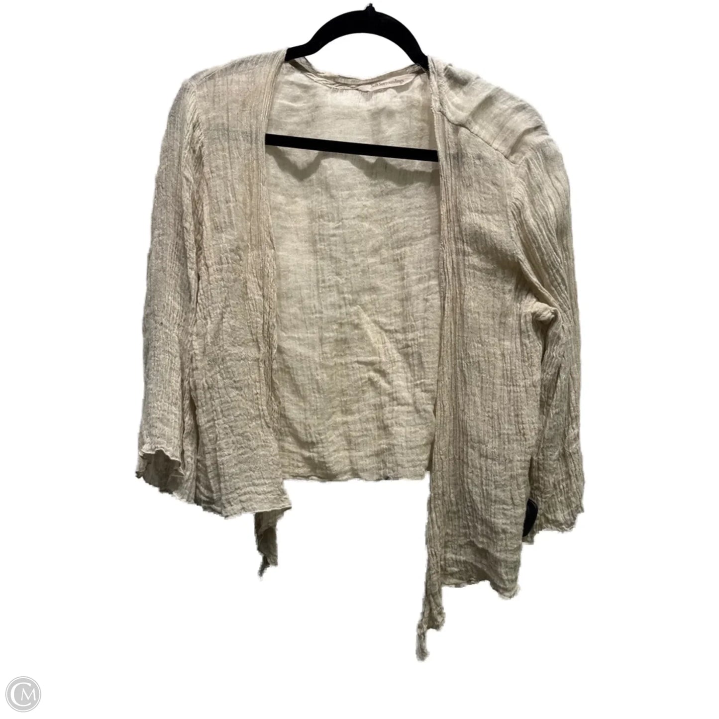 Cardigan By Soft Surroundings In Tan, Size: M