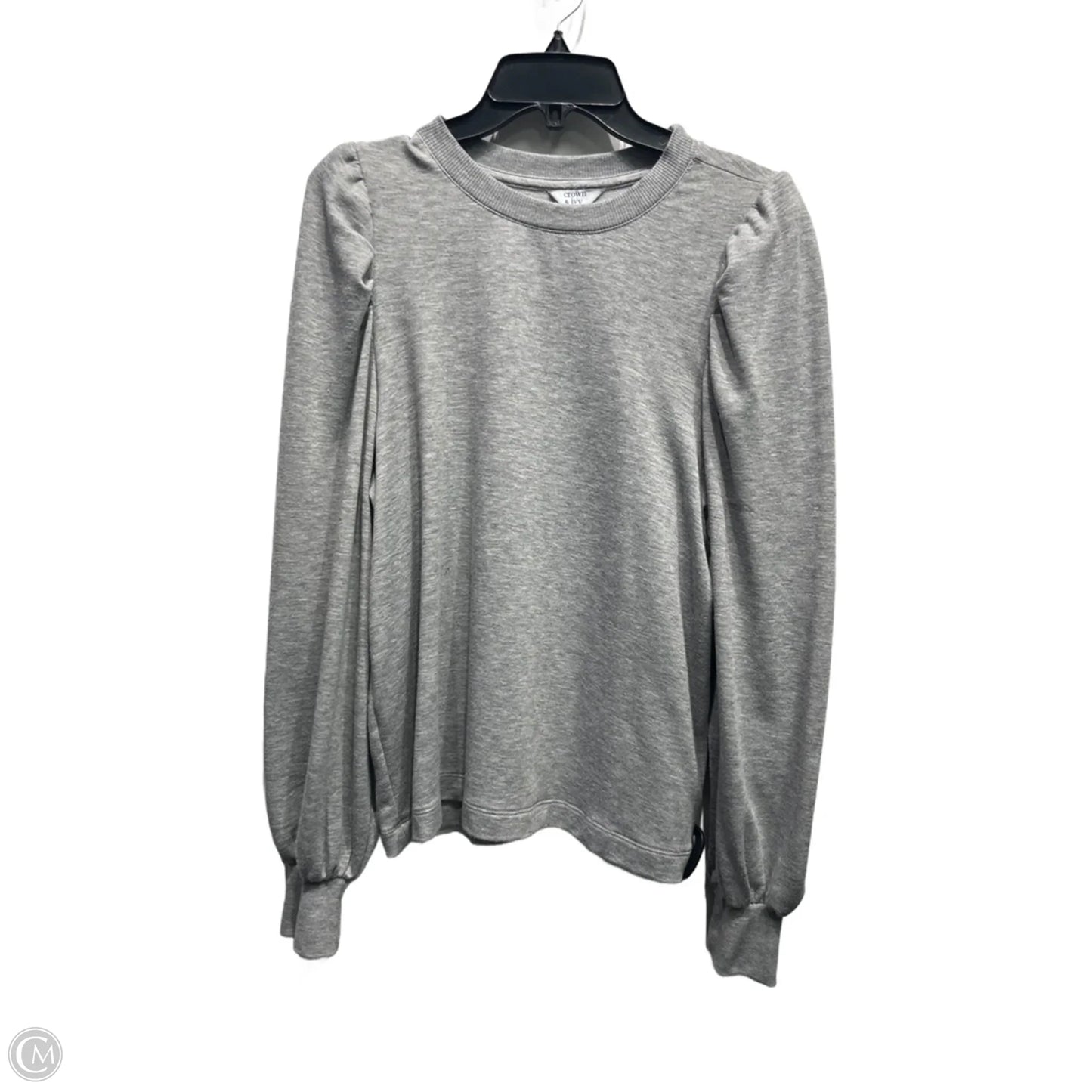 Top Long Sleeve By Crown And Ivy In Leopard Print, Size: L