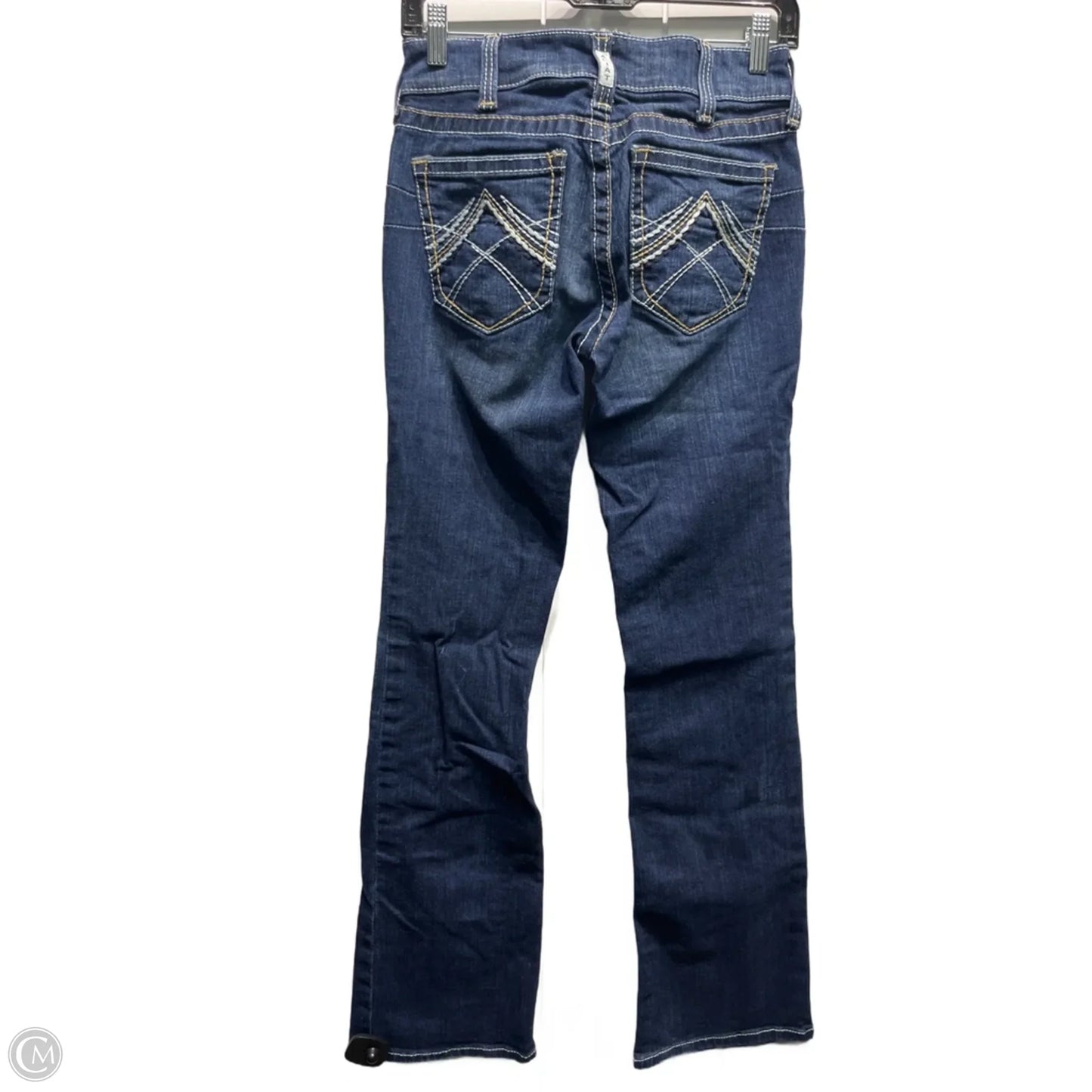 Jeans Boot Cut By Ariat In Blue Denim, Size: 4l