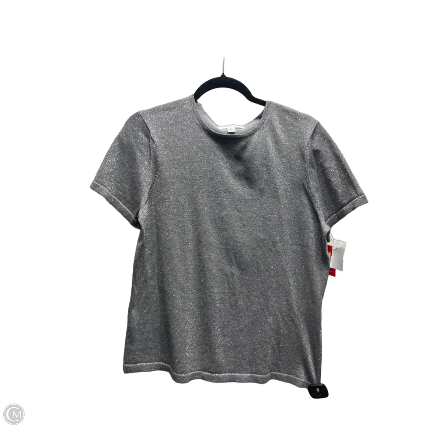 Top Short Sleeve By Target-designer In Silver, Size: Xl
