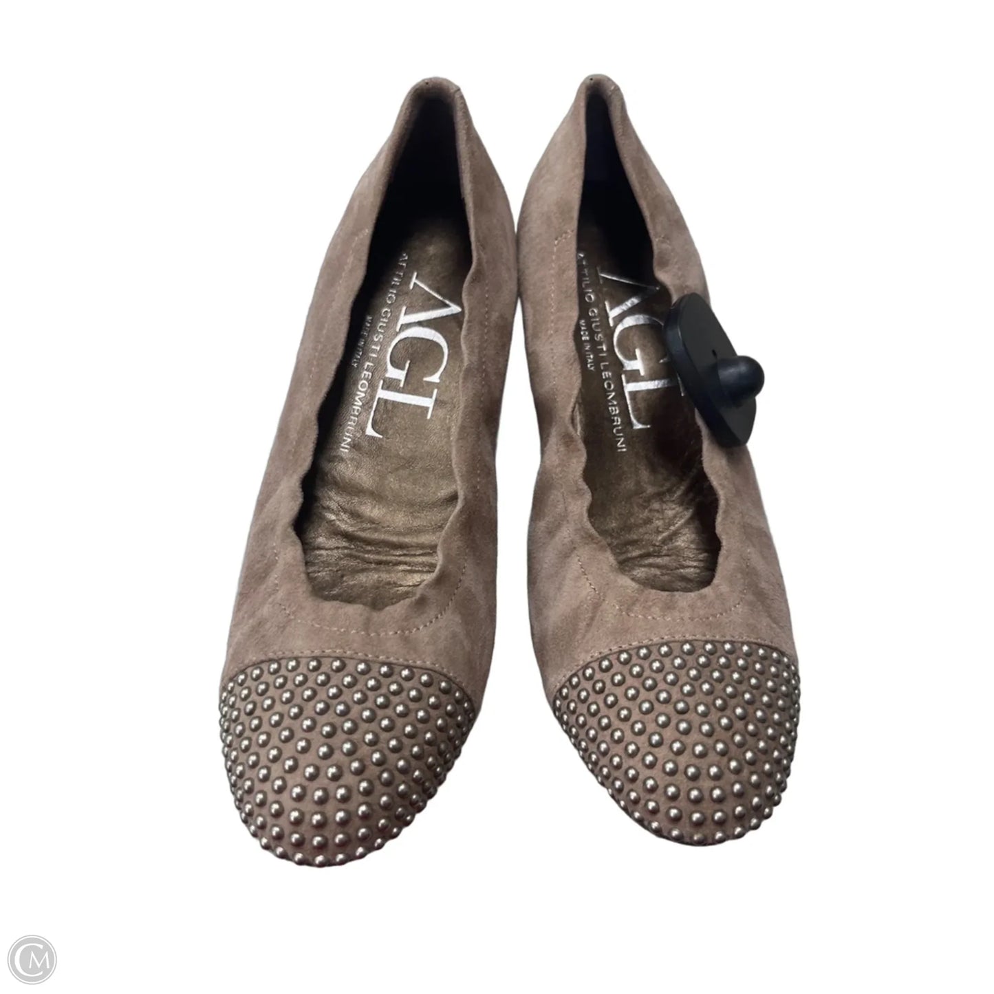 Shoes Flats By Agl In Taupe, Size: 8