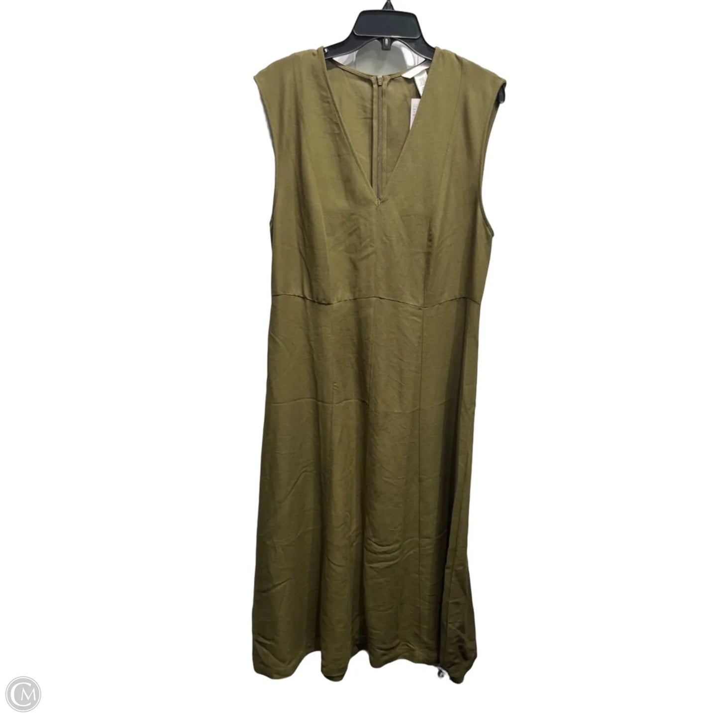 Dress Casual Maxi By H&m In Green, Size: Xxl