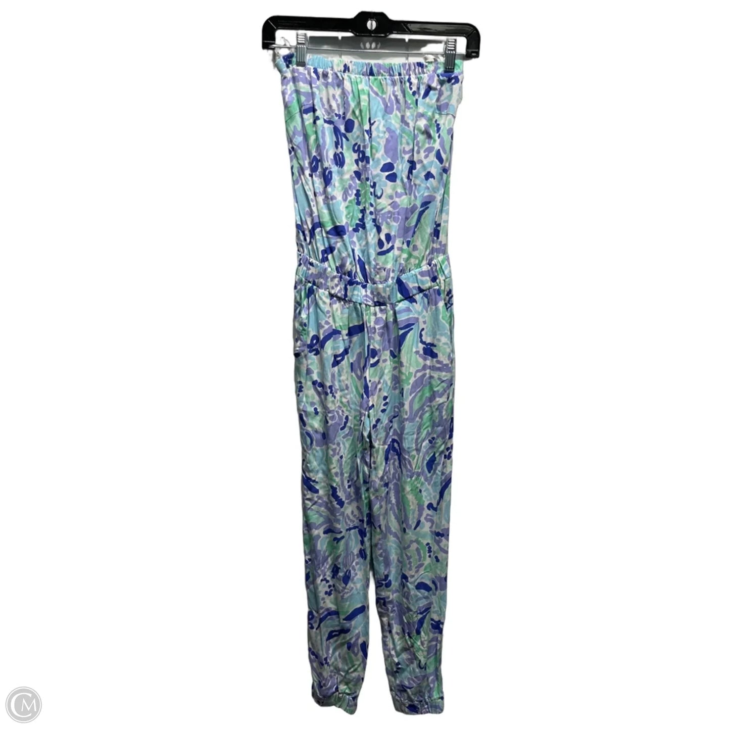 Jumpsuit Designer By Lilly Pulitzer In Blue & Purple, Size: Xs