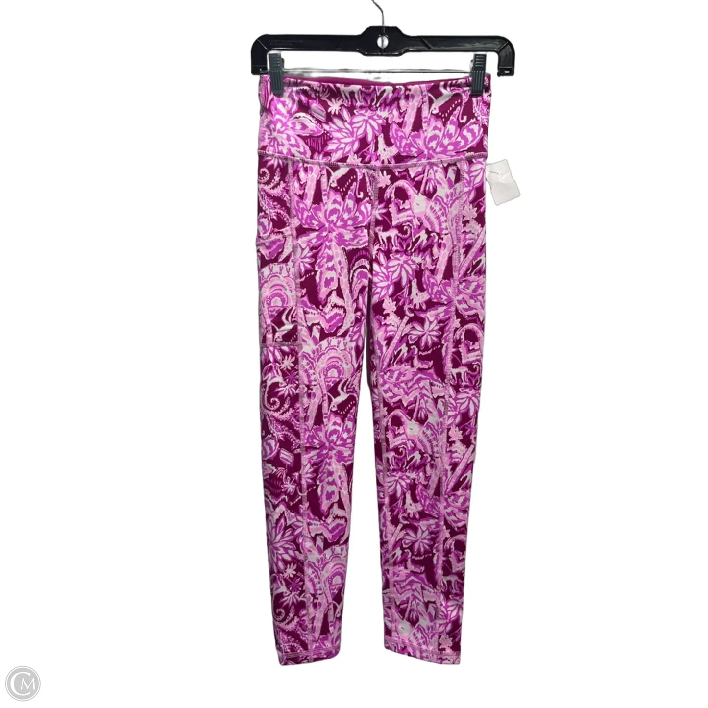 Pants Designer By Lilly Pulitzer In Pink & Purple, Size: Xs