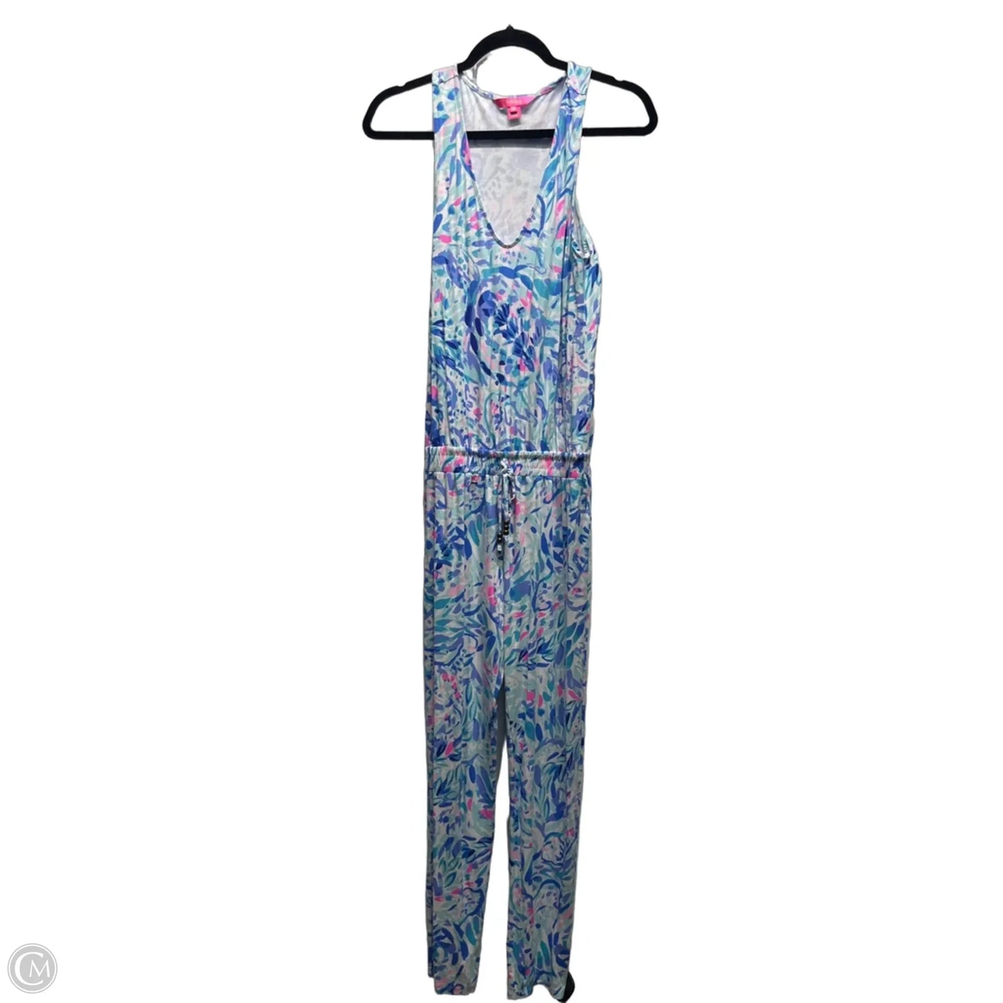 Jumpsuit Designer By Lilly Pulitzer In Blue & Pink, Size: Xs