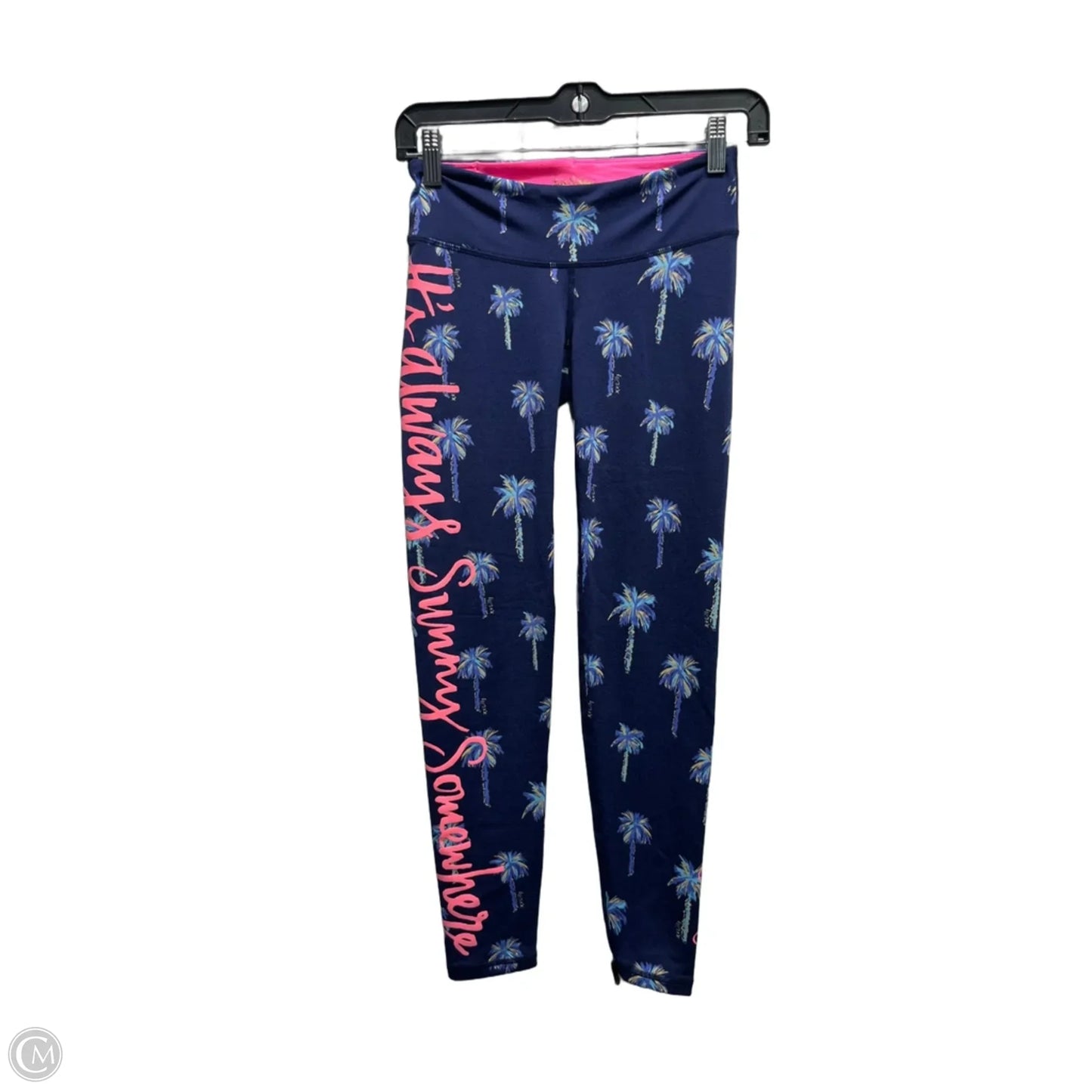 Pants Designer By Lilly Pulitzer In Blue & Pink, Size: Xs