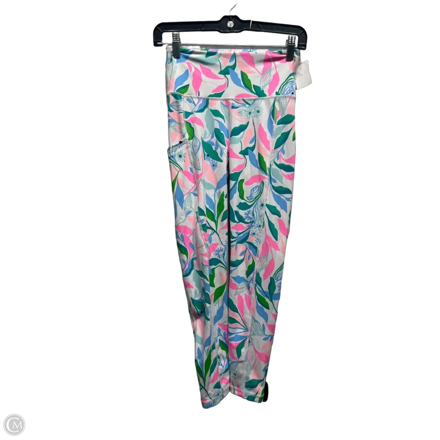 Pants Designer By Lilly Pulitzer In Green & Pink, Size: Xs