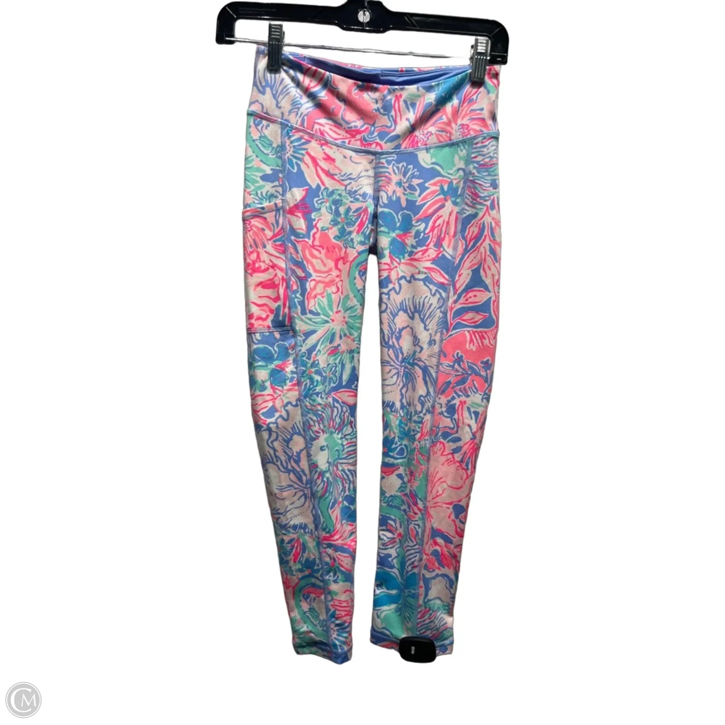 Pants Designer By Lilly Pulitzer In Blue & Pink, Size: Xs