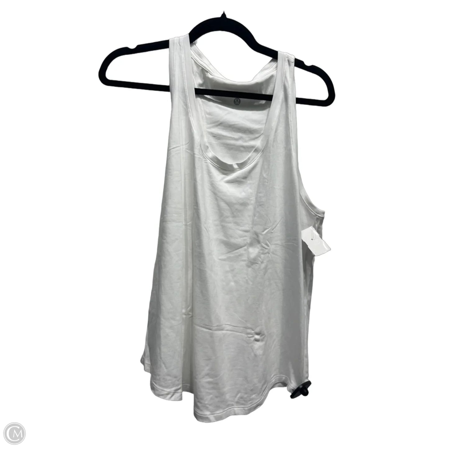 Athletic Tank Top By Lululemon In White, Size: Xl